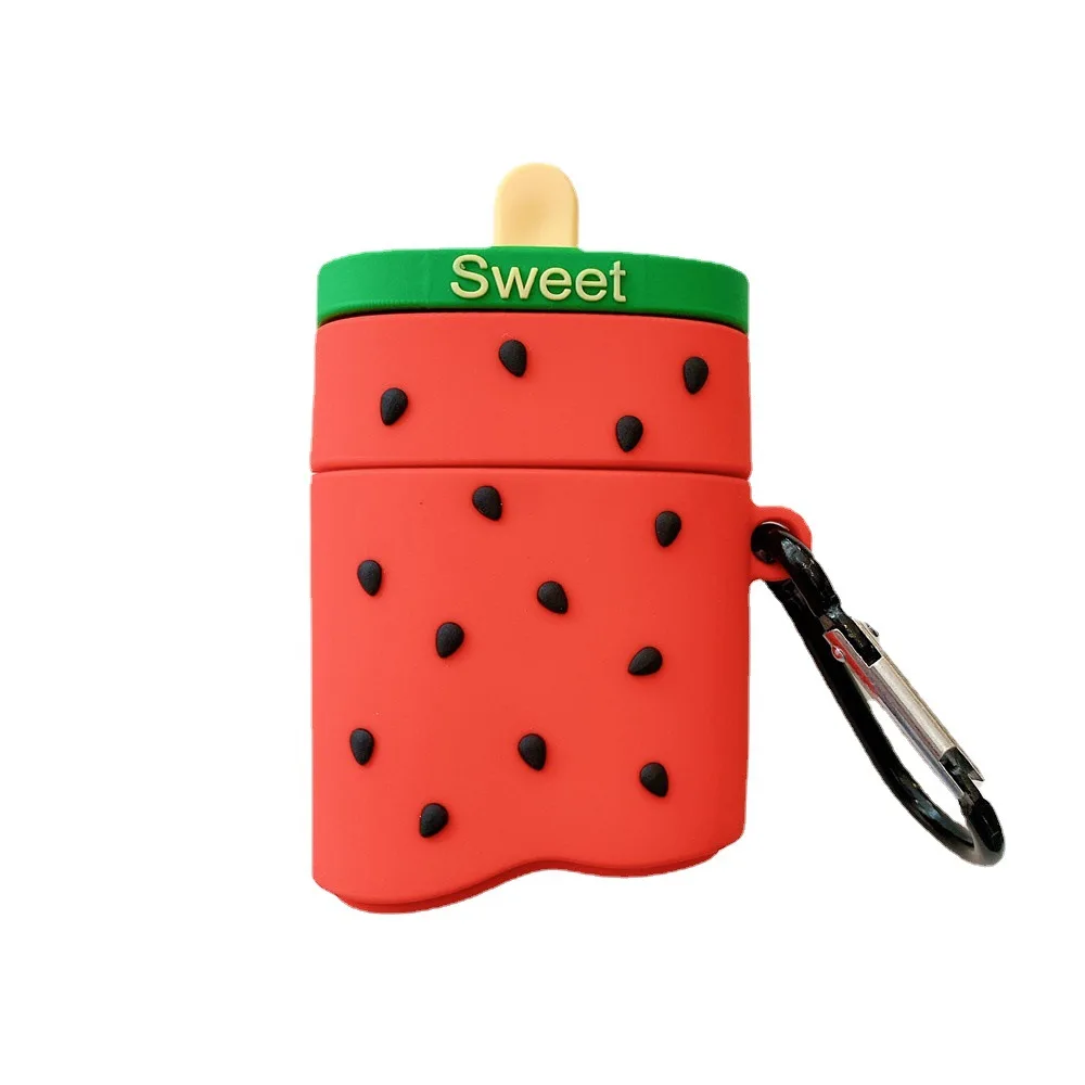 Bluetooth Headset Case Airpods Silicone Watermelon Cartoon Headset Bag, Suitable for Apple 123 Generation General
Bluetooth Headset Case Airpods Silicone Watermelon Cartoon Headset Bag, Suitable for Apple 123 Generation General