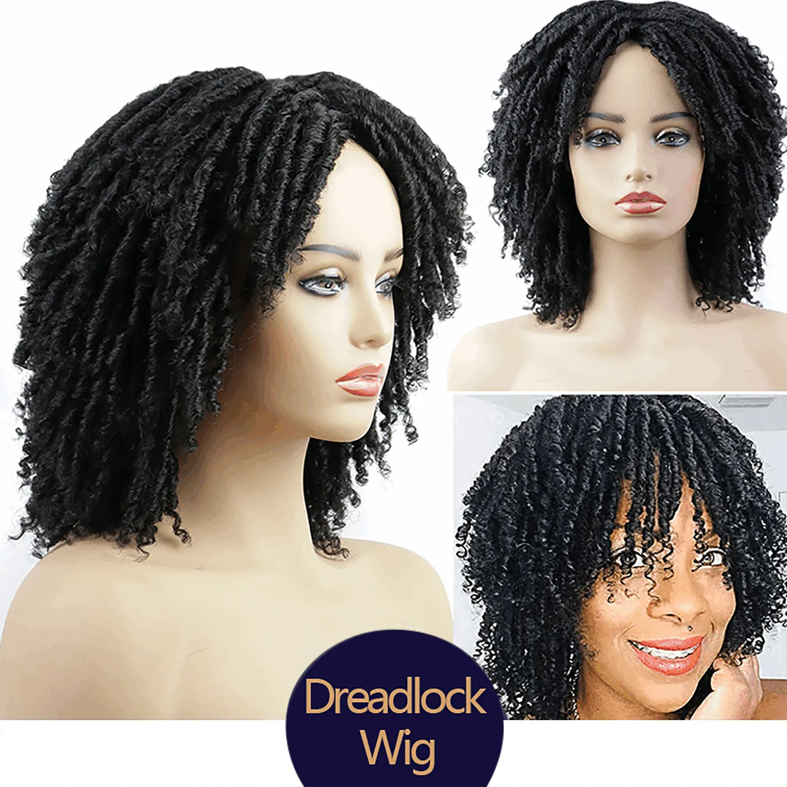 Women's Short Afro Kinky Curly Wigs Synthetic Middle Part Nature Hair Black Daily Party Headgear Africa Women Cosplay Wigs#g30
Women's Short Afro Kinky Curly Wigs Synthetic Middle Part Nature Hair Black Daily Party Headgear Africa Women Cosplay Wigs#g30
