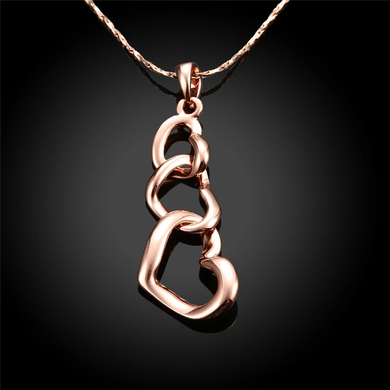 Ailodo Romantic Hearts Pendant Necklace For Women Rose Gold Color Party Wedding Statement Necklace Fashion Jewelry Gift 20MAR35
Ailodo Romantic Hearts Pendant Necklace For Women Rose Gold Color Party Wedding Statement Necklace Fashion Jewelry Gift 20MAR35