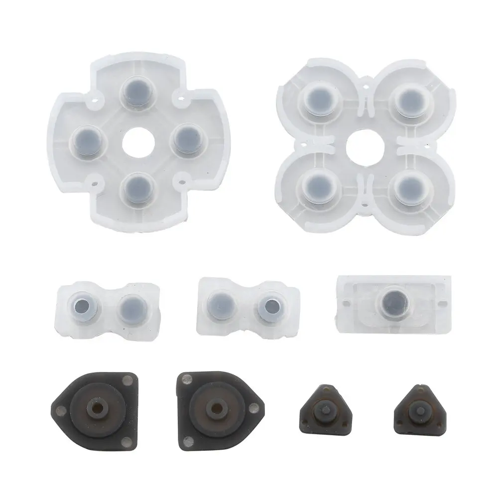 Replacement Silicone Gamepad Conductive Pad for PS4 Controller Repair Parts Controller Buttons Contact Rubber 
Replacement Silicone Gamepad Conductive Pad for PS4 Controller Repair Parts Controller Buttons Contact Rubber