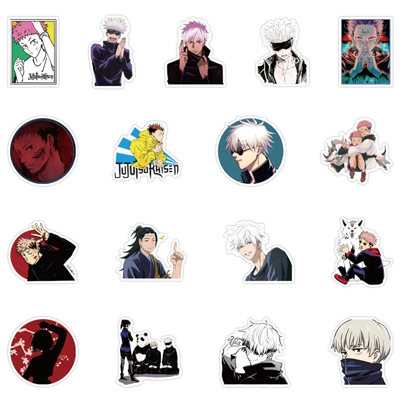 B 100pcs Anime Jujutsu Kaisen Sticker Sorcery Fight Stickers Waterproof Decals Skateboard Sticker For Laptop Suitcase
B 100pcs Anime Jujutsu Kaisen Sticker Sorcery Fight Stickers Waterproof Decals Skateboard Sticker For Laptop Suitcase