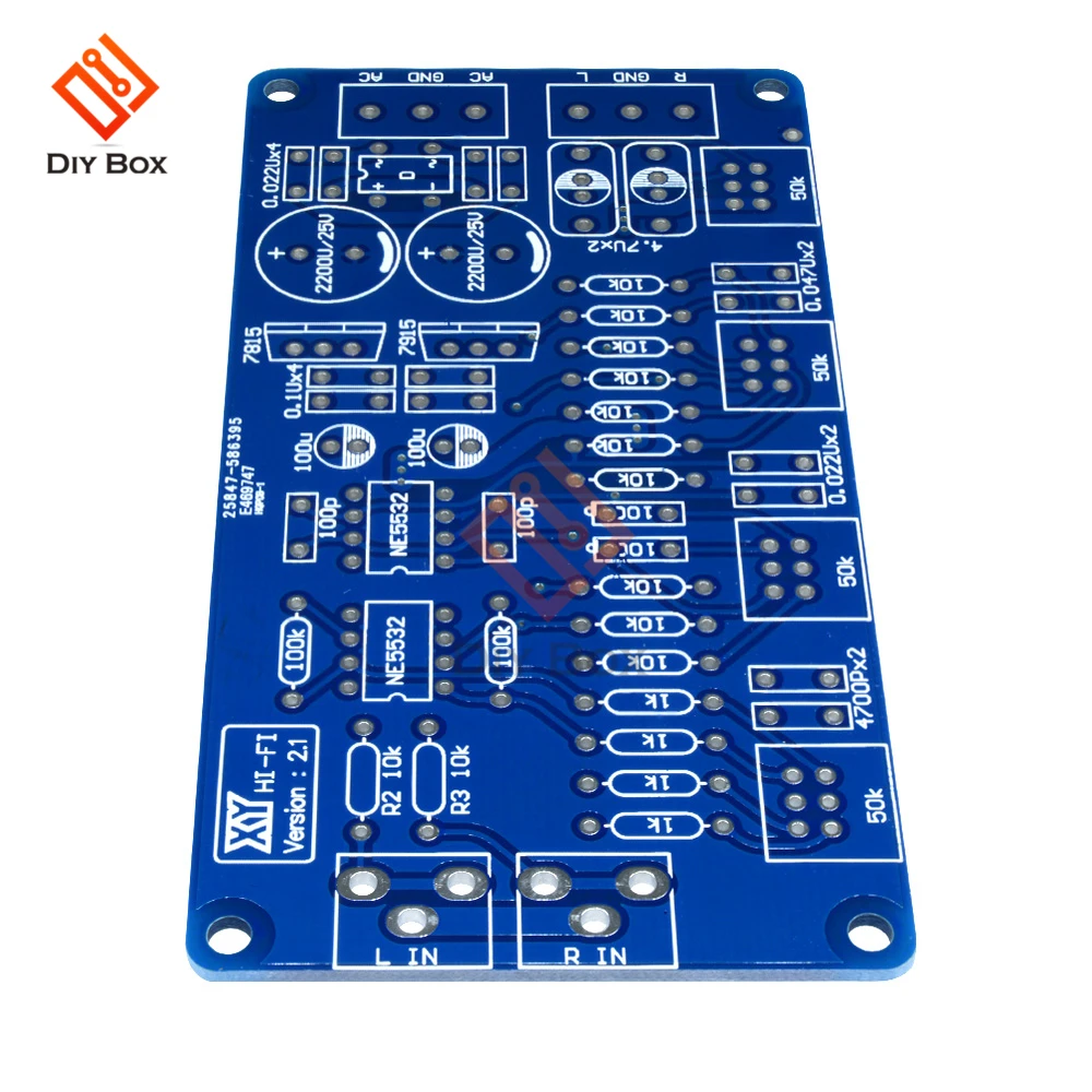 NE5532 power Amplifier Board module 50K Potentiometers volume control AC 15V DIY Kit AMP PCB Board amplifier for speakers
NE5532 power Amplifier Board module 50K Potentiometers volume control AC 15V DIY Kit AMP PCB Board amplifier for speakers