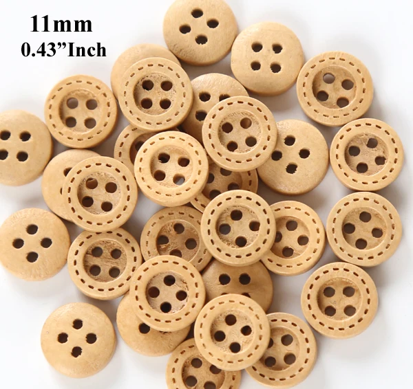 100pcs/lot Size:11mm Natural Wood Round Buttons 2-Holes Concave Convex DIY Craft Home Sewing Supplies(ss-2114)
100pcs/lot Size:11mm Natural Wood Round Buttons 2-Holes Concave Convex DIY Craft Home Sewing Supplies(ss-2114)