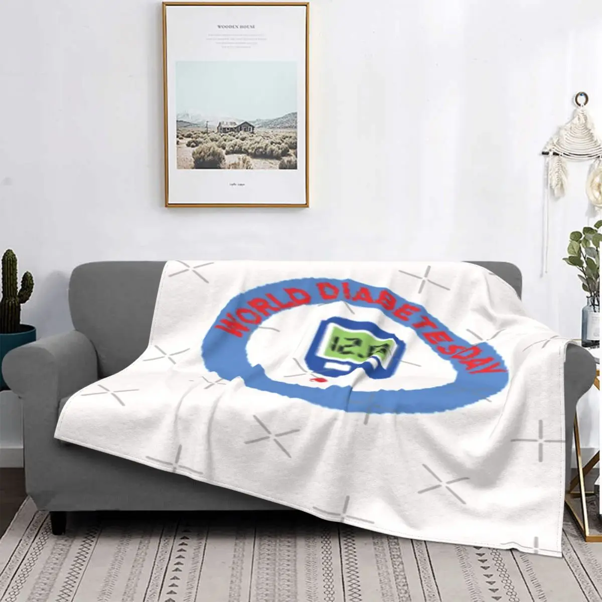 Manta para el Día Mundial de la Diabetes, colcha para cama, toalla de playa de muselina a cuadros, manta doble, ropa de cama y f
Manta para el Día Mundial de la Diabetes, colcha para cama, toalla de playa de muselina a cuadros, manta doble, ropa de cama y f