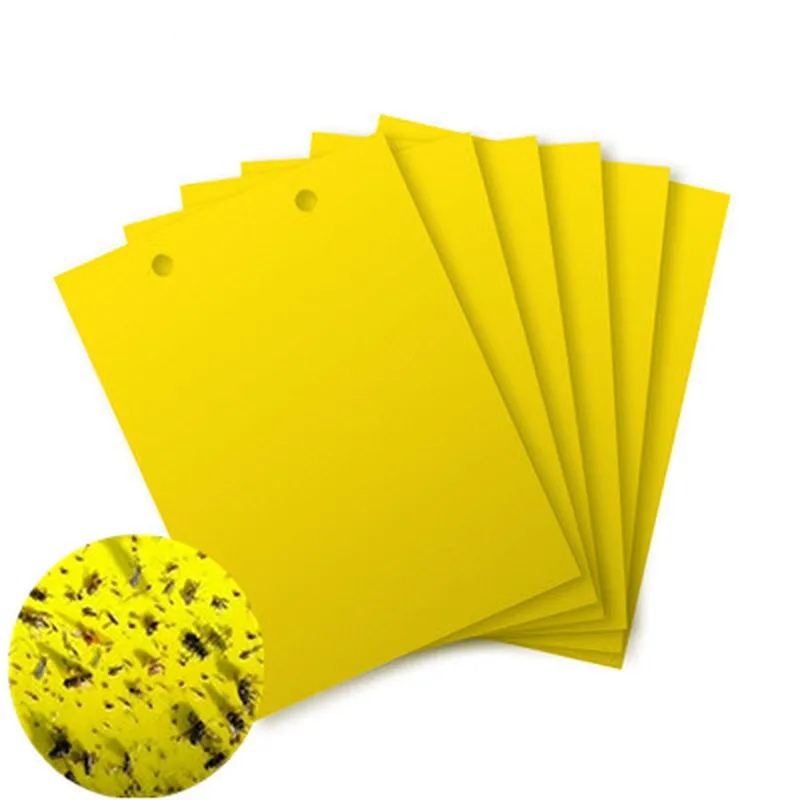 50pcs Yellow Sticky traps for flying plant insect catcher Killer Pest Control Two Face Paste Adhesive Board Home Garden Supplies
50pcs Yellow Sticky traps for flying plant insect catcher Killer Pest Control Two Face Paste Adhesive Board Home Garden Supplies