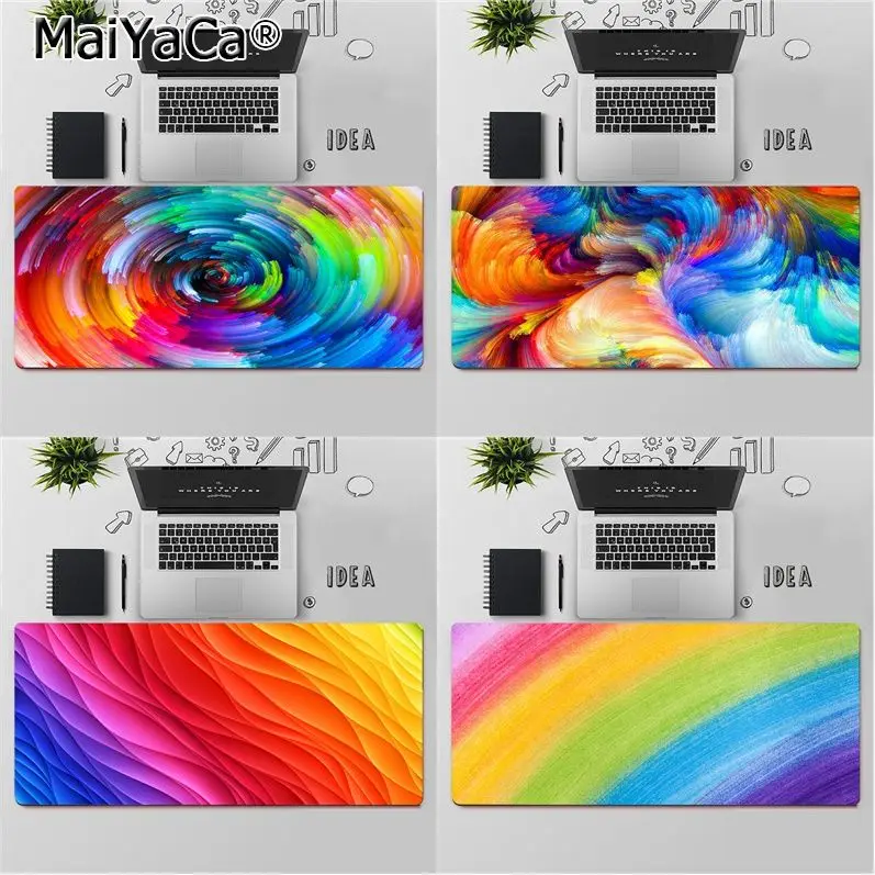 MaiYaCa Top Quality Rainbow colors Keyboards Mat Rubber Gaming mousepad Desk Mat Free Shipping Large Mouse Pad Keyboards Mat
MaiYaCa Top Quality Rainbow colors Keyboards Mat Rubber Gaming mousepad Desk Mat Free Shipping Large Mouse Pad Keyboards Mat