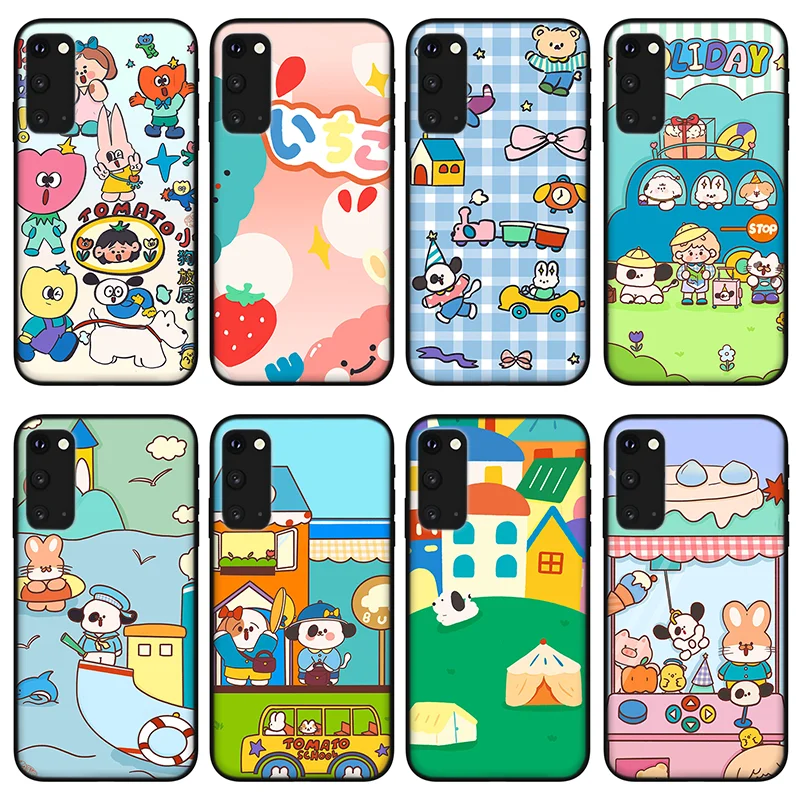 Cute little animals Black silicone phone case for Samsung Galaxy S8 S9 S10 S20 S21 Ultra Plus Note 20 10 A51 A50 A71 A52
Cute little animals Black silicone phone case for Samsung Galaxy S8 S9 S10 S20 S21 Ultra Plus Note 20 10 A51 A50 A71 A52