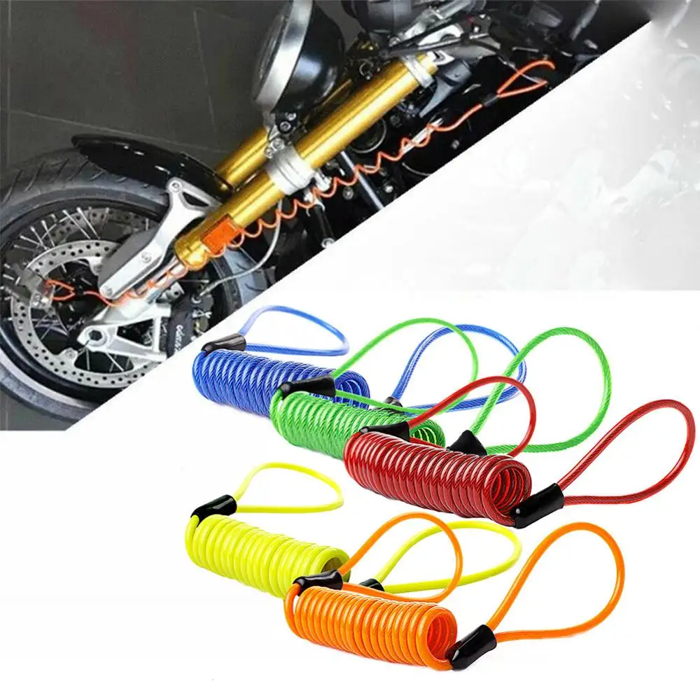 120cm Anti-Theft Warning Rope Anti Thief Bicycle Motorbike Motorcycle Wheel Disc Brake Bag Reminder Spring Cable
120cm Anti-Theft Warning Rope Anti Thief Bicycle Motorbike Motorcycle Wheel Disc Brake Bag Reminder Spring Cable