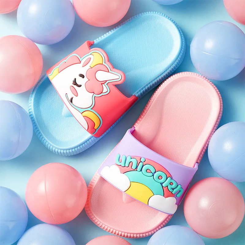 Children's Unicorn Rainbow Slippers Girl Soft Lightweight Slipstop Shoes Kids Flip Flops for Children Sandals Boy Summer 2021
Children's Unicorn Rainbow Slippers Girl Soft Lightweight Slipstop Shoes Kids Flip Flops for Children Sandals Boy Summer 2021