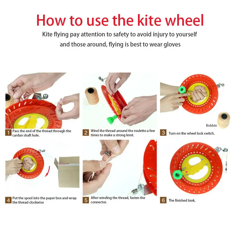 Line Winder for Kite Self-locking Line Winder for Kite Winding Reel Grip Wheel Outdoor Kite Line Winder Kite Accessories
Line Winder for Kite Self-locking Line Winder for Kite Winding Reel Grip Wheel Outdoor Kite Line Winder Kite Accessories