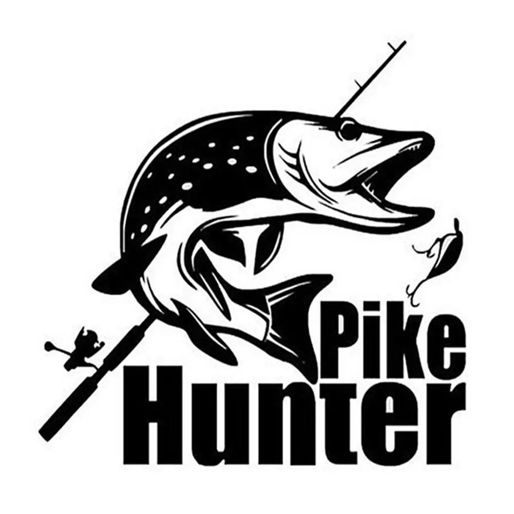 Pike Hunter Fishing Hood Tailgate Side Window Decal Car Truck Sticker Decoration
Pike Hunter Fishing Hood Tailgate Side Window Decal Car Truck Sticker Decoration