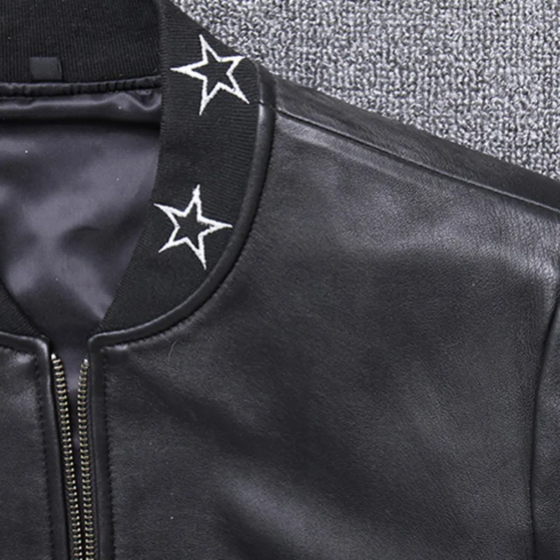Real Leather Jacket 100% Men 2021 New Zip Long Sleeve Sheepskin Casual Short Coat Plus Size 6XL Spring Outwear PPH1062
Real Leather Jacket 100% Men 2021 New Zip Long Sleeve Sheepskin Casual Short Coat Plus Size 6XL Spring Outwear PPH1062