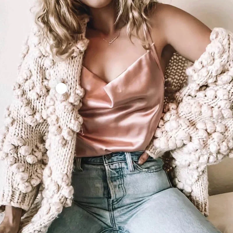 Autumn Winter Women Casual Sweater Hairball Knitted Cardigan O-neck Long Sleeve Pink Cardigan Cute Sweaters
Autumn Winter Women Casual Sweater Hairball Knitted Cardigan O-neck Long Sleeve Pink Cardigan Cute Sweaters