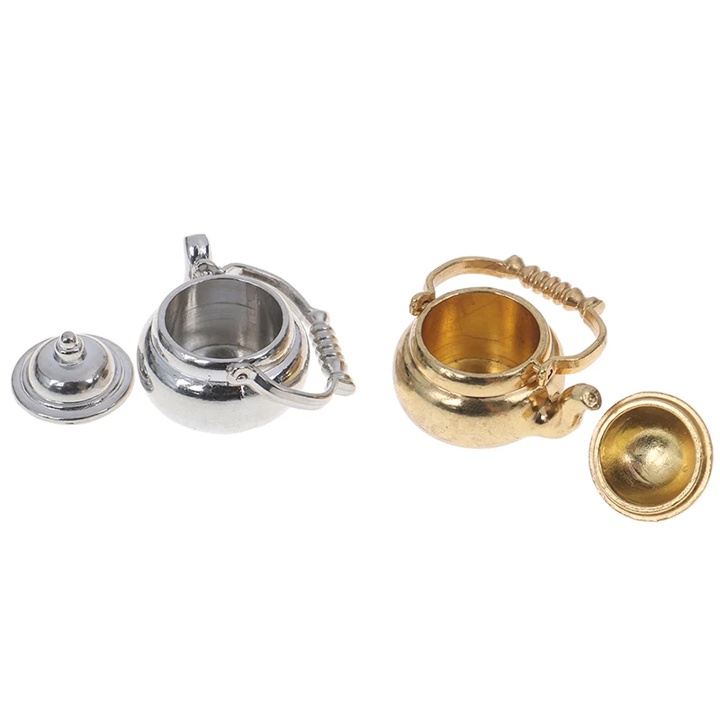 1/12 Dollhouse Miniature Accessories Mini Metal Tea Pot Kettle Simulation Furniture Tea Pot Kitchen Model Toys Gold Sliver
1/12 Dollhouse Miniature Accessories Mini Metal Tea Pot Kettle Simulation Furniture Tea Pot Kitchen Model Toys Gold Sliver