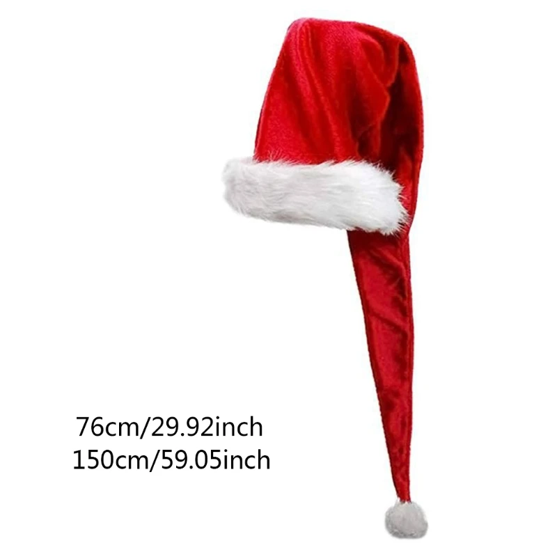 Super Long Santa Hat, Novelty Christmas Ornaments for Children Adults, Christmas New Year Festive Holiday Party Supplies F3MD
Super Long Santa Hat, Novelty Christmas Ornaments for Children Adults, Christmas New Year Festive Holiday Party Supplies F3MD