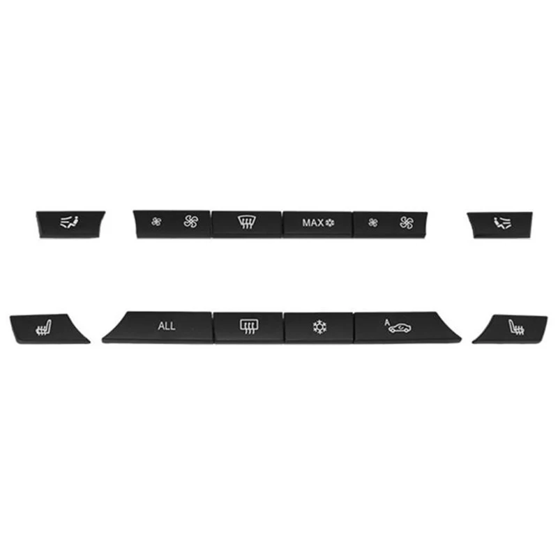 Колпачки для кнопок кондиционера для автомобиля, 12 шт., набор переключателей нагревателя кондиционера для Bmw F10 F07 F02 5 7 серии 
Колпачки для кнопок кондиционера для автомобиля, 12 шт., набор переключателей нагревателя кондиционера для Bmw F10 F07 F02 5 7 серии