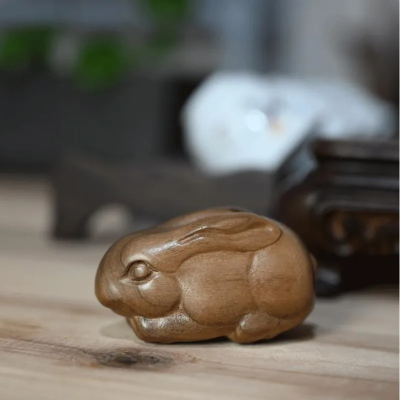 Cut Animal Rabbit Carving Ornaments Tea Table Pet Wooden Crafts Home Office Desk Animal Decorations
Cut Animal Rabbit Carving Ornaments Tea Table Pet Wooden Crafts Home Office Desk Animal Decorations
