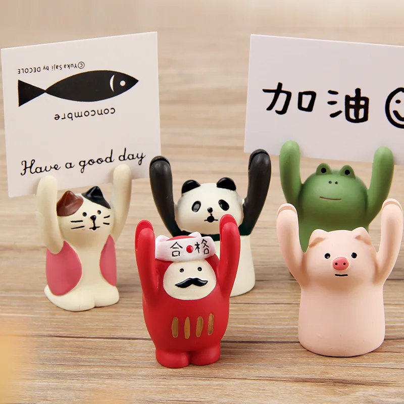 Diy Cute Small Animal Resin Message Folder Desktop Decoration Accessories Business Card Holder Photo Folder Resin Embellishment
Diy Cute Small Animal Resin Message Folder Desktop Decoration Accessories Business Card Holder Photo Folder Resin Embellishment