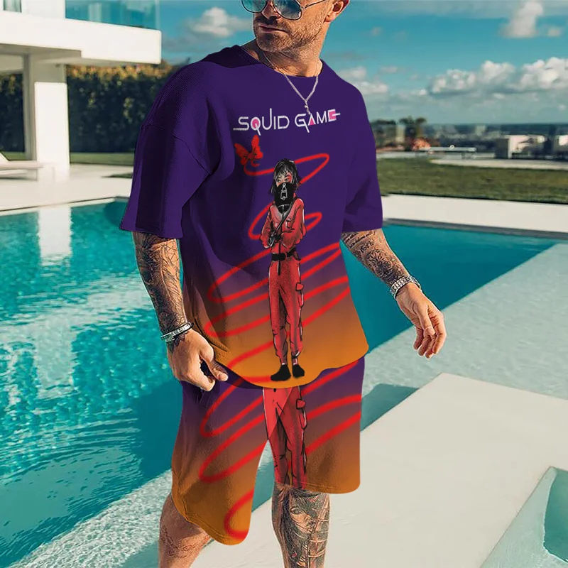 Men's T-shirt Max Squid Game Printing Suit Beach Pants Shorts 2-piece Suit New Arrivals
Men's T-shirt Max Squid Game Printing Suit Beach Pants Shorts 2-piece Suit New Arrivals
