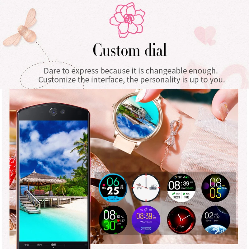 LIGE Smart Watch Heart Rate Sport Bracelet Women's Smartwatch Smartband For Android IOS Waterproof Fitness Tracker Smart Clock
LIGE Smart Watch Heart Rate Sport Bracelet Women's Smartwatch Smartband For Android IOS Waterproof Fitness Tracker Smart Clock