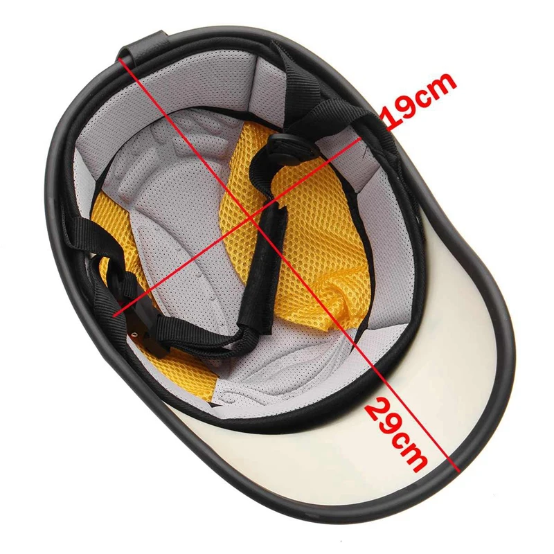 Motorcycle Leather Helmets Bike Scooter Half Open Face Protective Helmet Hard Hat-Safety Unisex Racer Helmet Baseball Cap-Safety
Motorcycle Leather Helmets Bike Scooter Half Open Face Protective Helmet Hard Hat-Safety Unisex Racer Helmet Baseball Cap-Safety