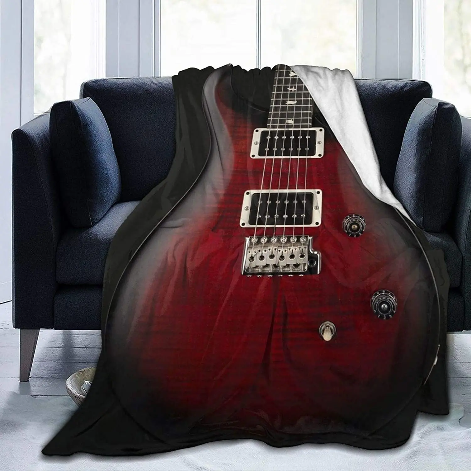60"X50" Comfort Throw Blankets Ultra Soft and Fluffy BlanketsThrow Blankets Couch Living Room Fall Winter and Spring Cool Guitar
60"X50" Comfort Throw Blankets Ultra Soft and Fluffy BlanketsThrow Blankets Couch Living Room Fall Winter and Spring Cool Guitar