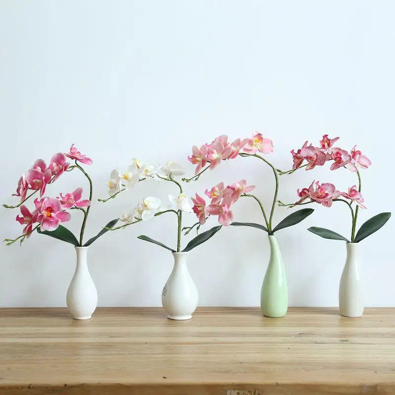 Artificial 9 Heads Latex Phalaenopsis Flower Real Touch Big Orchid for Home Decoration Accessories Garden Decoration Fake Plants
Artificial 9 Heads Latex Phalaenopsis Flower Real Touch Big Orchid for Home Decoration Accessories Garden Decoration Fake Plants