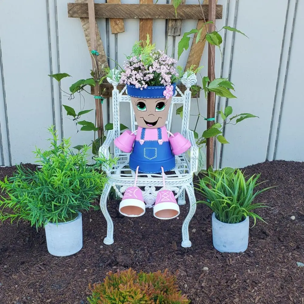 Горшок для растений, реалистичный нежный Симпатичный Горшок для цветов в форме сельской девочки и мальчика, горшок для сада
Горшок для растений, реалистичный нежный Симпатичный Горшок для цветов в форме сельской девочки и мальчика, горшок для сада