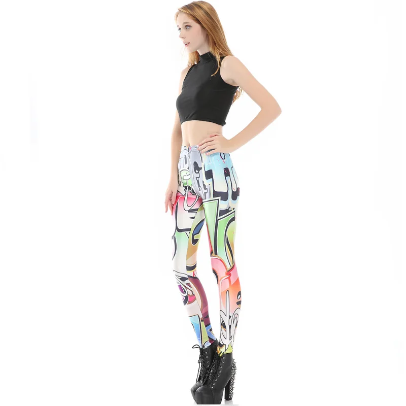 2021 New Pattern Fashion Cartoon Letter 3D Digital Printing Leggings Bodybuilding Sports Pants Peach Hip Yoga Pants
2021 New Pattern Fashion Cartoon Letter 3D Digital Printing Leggings Bodybuilding Sports Pants Peach Hip Yoga Pants