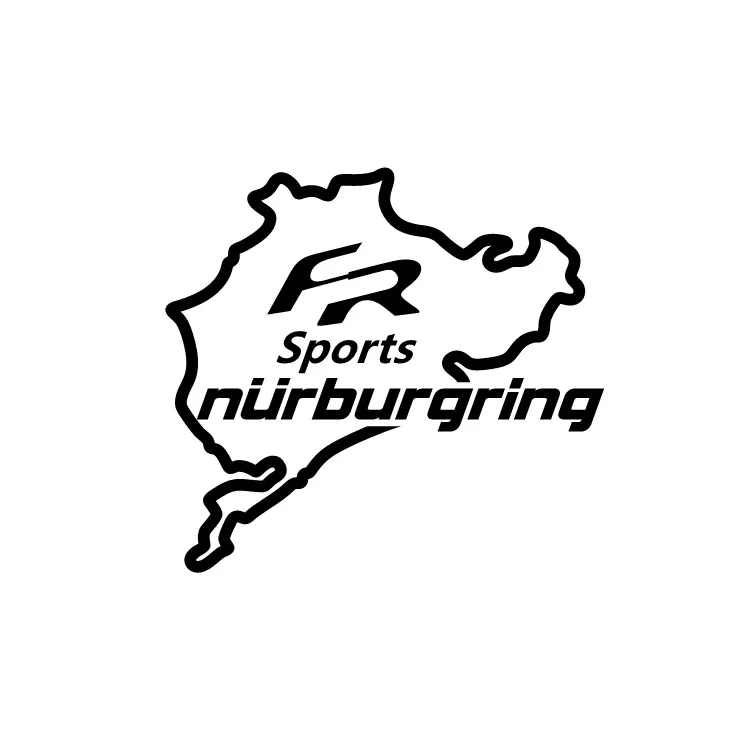 Спортивные стикеры FR Nurburgring спортивные гоночные фотообои Стайлинг автомобиля