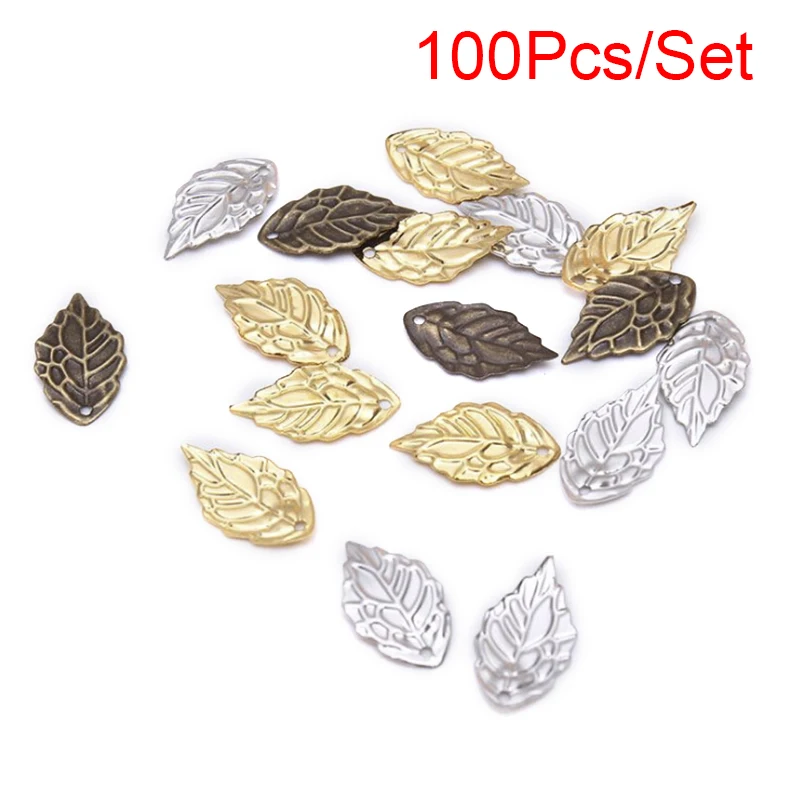 100Pcs/Set Metal Brass 10*18MM Stamping Leaf Charm Pendants DIY Floating Charms For Jewelry Making
100Pcs/Set Metal Brass 10*18MM Stamping Leaf Charm Pendants DIY Floating Charms For Jewelry Making