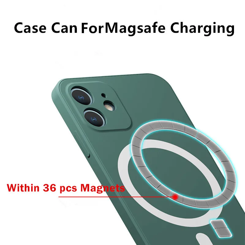 Magnetic Case For iPhone 12 12 Pro Max 12 Mini 11 11 Pro XS XR 7 8 Plus Case For Magsafe Magsafing Charger Liguid Silicone Cover
Magnetic Case For iPhone 12 12 Pro Max 12 Mini 11 11 Pro XS XR 7 8 Plus Case For Magsafe Magsafing Charger Liguid Silicone Cover