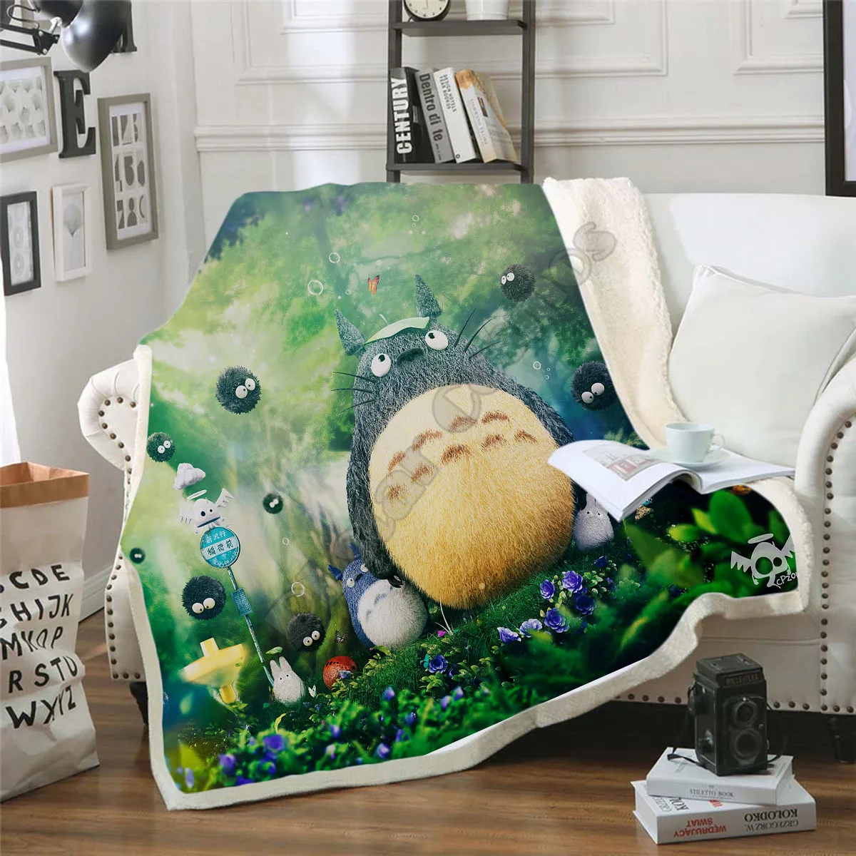 Funny Totoro Fleece Blanket 3D full printed Wearable Blanket Adults/kids Fleece Blanket Sherpa Blanket Drop Shipping 05
Funny Totoro Fleece Blanket 3D full printed Wearable Blanket Adults/kids Fleece Blanket Sherpa Blanket Drop Shipping 05