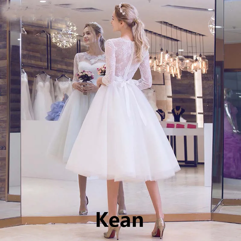 White Ivory Cheap Bridesmaid Dresses Tulle Applique A-Line Knee Length Full Sleeve Belt Bow Under 50 Short Wedding Party Dresses
White Ivory Cheap Bridesmaid Dresses Tulle Applique A-Line Knee Length Full Sleeve Belt Bow Under 50 Short Wedding Party Dresses