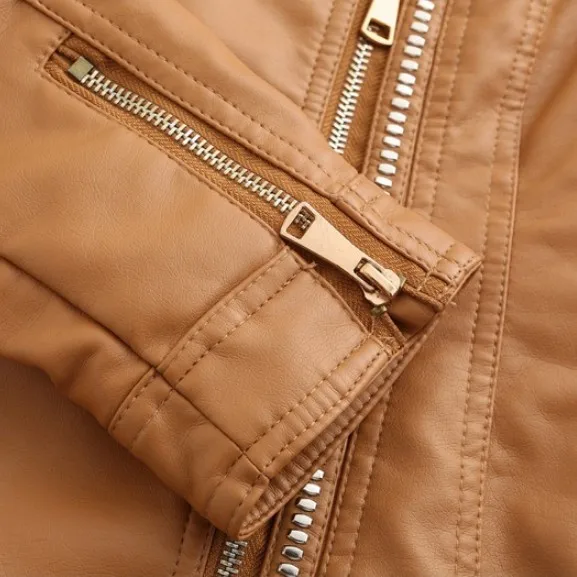 Leather Jackets Womens and Coats Punk Gothic Casual Long Sleeve Spring Autumn Ladies PU Faux Leather Jacket Motorcycle Outwear 
Leather Jackets Womens and Coats Punk Gothic Casual Long Sleeve Spring Autumn Ladies PU Faux Leather Jacket Motorcycle Outwear