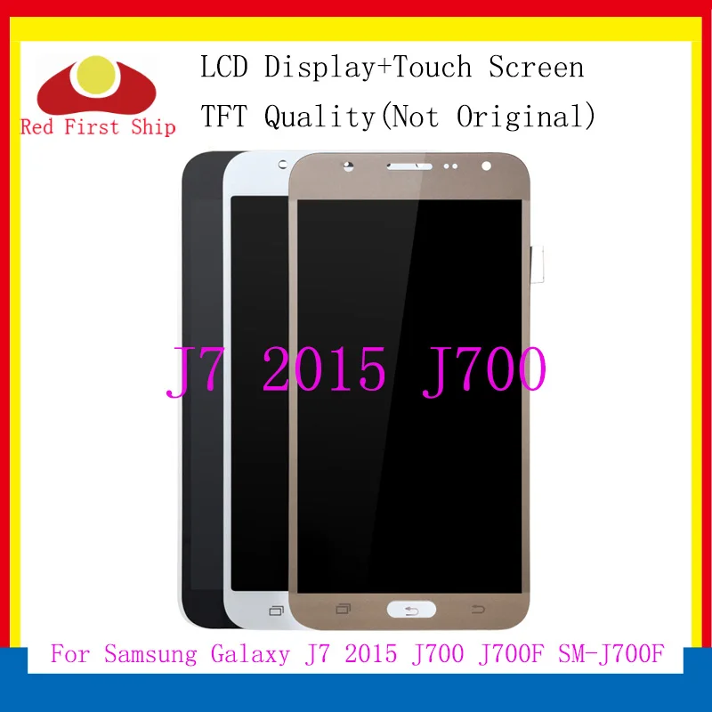 

10Pcs/lot TFT LCD For Samsung Galaxy J7 2015 J700 J700F J700H J700M LCDS Display Touch Screen Digitizer Assembly Replacement