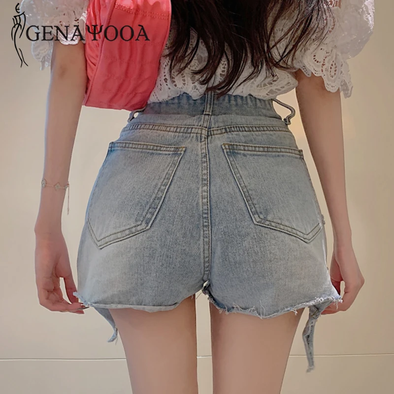 Genayooa Summer Shorts For Women 2020 Mom Jeans Shorts High Waist With Belt Streetwear Ripped Denim Shorts Women Korean Style
Genayooa Summer Shorts For Women 2020 Mom Jeans Shorts High Waist With Belt Streetwear Ripped Denim Shorts Women Korean Style