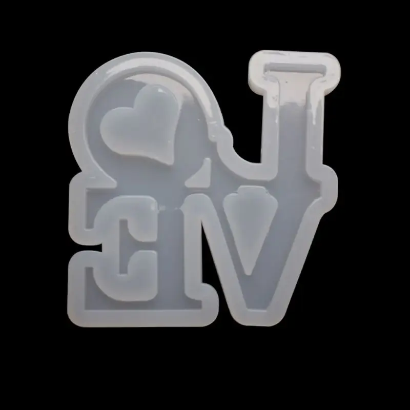 New Handmade English Letters Love Pendant Silicone Jewelry Resin Mold Jewelry Tools
New Handmade English Letters Love Pendant Silicone Jewelry Resin Mold Jewelry Tools