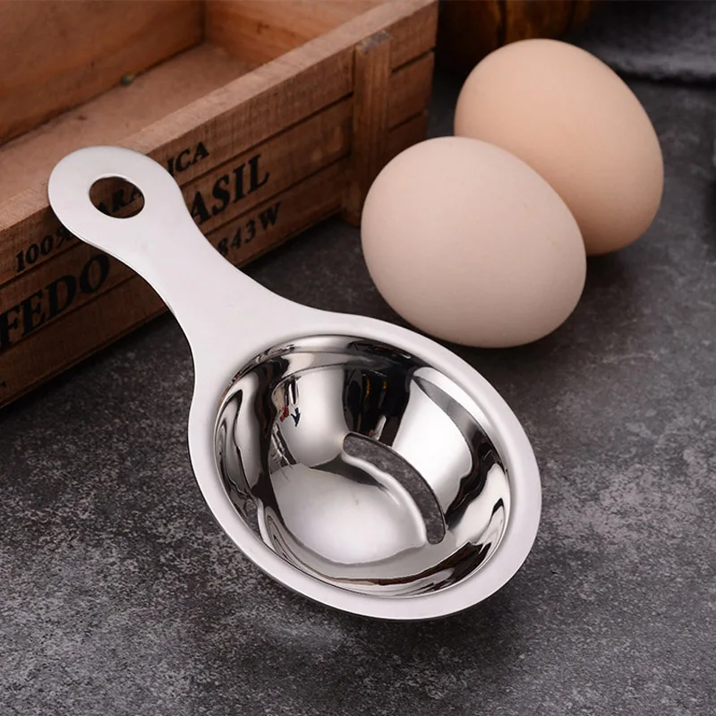 2PCS Stainless steel egg white separator Separator Filter creative kitchen tools Baking Egg Gadgets
2PCS Stainless steel egg white separator Separator Filter creative kitchen tools Baking Egg Gadgets