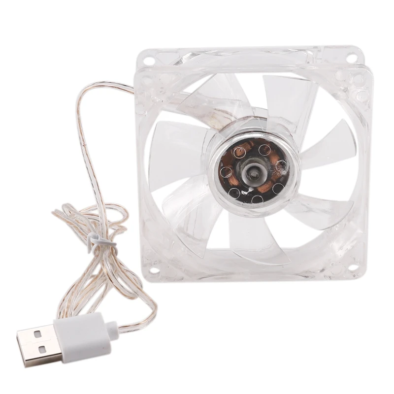 4 Colors Lamps 8cm USB Colorful Light Transparent Cooling Fan 5V CPU Cooling Fan for PC Computer
4 Colors Lamps 8cm USB Colorful Light Transparent Cooling Fan 5V CPU Cooling Fan for PC Computer