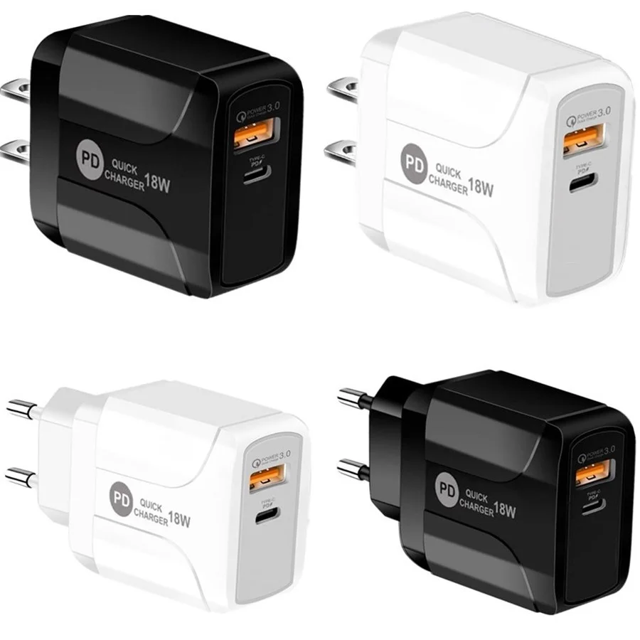 200pcs 18W 25W QC3.0 Type c PD US Eu UK Wall Charger Power Adapter For Iphone 13 12 7 8 XR Samsung Tablet Pc
200pcs 18W 25W QC3.0 Type c PD US Eu UK Wall Charger Power Adapter For Iphone 13 12 7 8 XR Samsung Tablet Pc