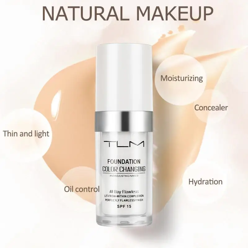 40/30ml Concealer Foundation Skin Tone Moisturizing Lasting Liquid Foundation Cream Base Makeup Natural Cosmetic TSLM1
40/30ml Concealer Foundation Skin Tone Moisturizing Lasting Liquid Foundation Cream Base Makeup Natural Cosmetic TSLM1