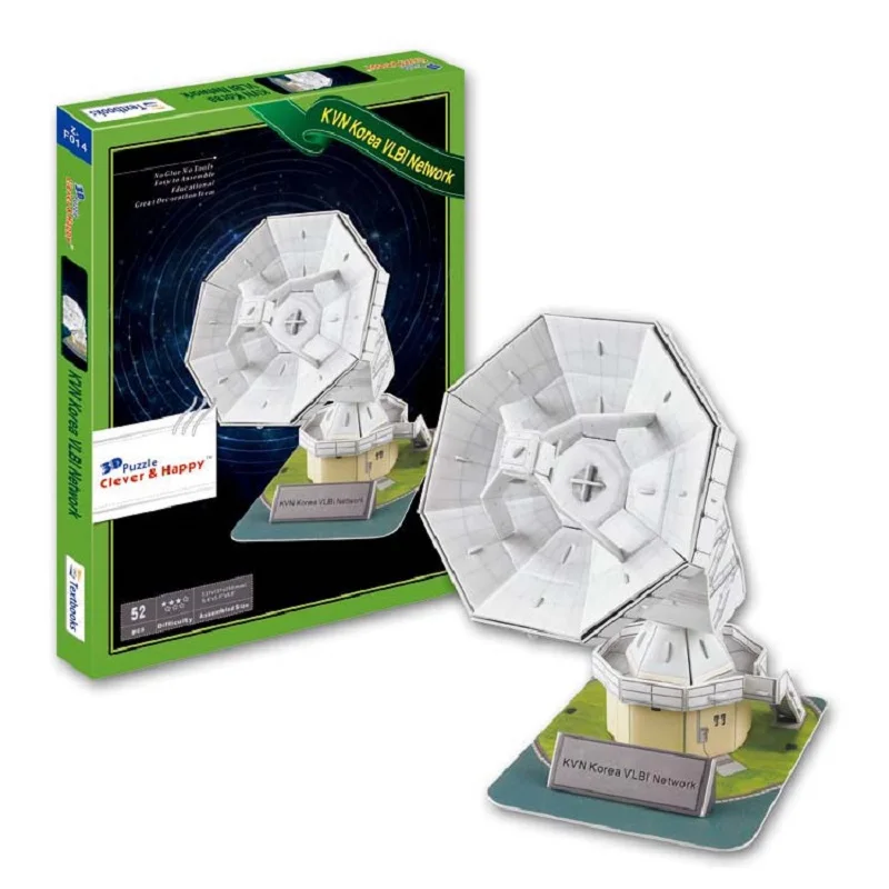 3D paper puzzle building model toy KVN South Korea VLBI Network Observation radar world's famous architecture hand work gift 1pc
3D paper puzzle building model toy KVN South Korea VLBI Network Observation radar world's famous architecture hand work gift 1pc