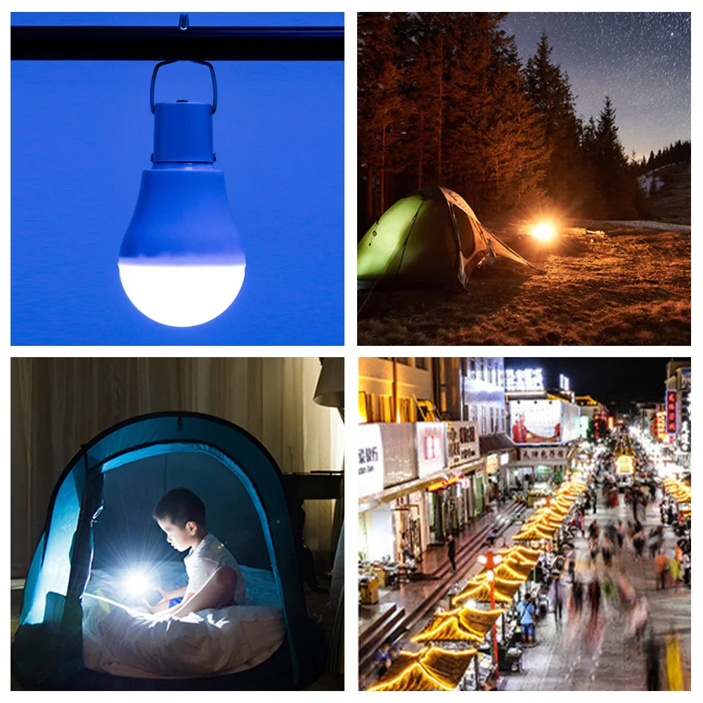 Solar Rechargeable Light Bulbs LED Emergency Lights Bulb Waterproof Portable Solar Powered Pendant Lamp Outdoor
Solar Rechargeable Light Bulbs LED Emergency Lights Bulb Waterproof Portable Solar Powered Pendant Lamp Outdoor