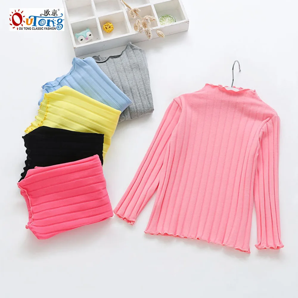 Outong Baby Girl Clothes Long Sleeve T-Shirt Spring Pit Strip Bottoming Shirt Children's Clothing Solid Tops For 1-7 Years
Outong Baby Girl Clothes Long Sleeve T-Shirt Spring Pit Strip Bottoming Shirt Children's Clothing Solid Tops For 1-7 Years