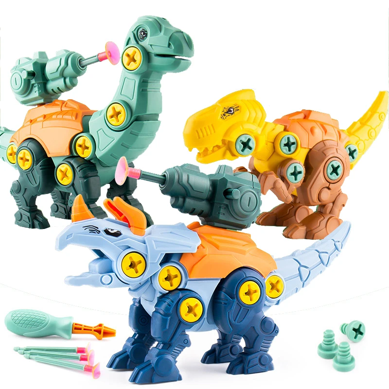 Drilling Screw 3D Creative Mosaic Puzzle Toys Dinosaur Shooting DIY Drill Set Boys Educational Toys Screw Nut Combination Toy
Drilling Screw 3D Creative Mosaic Puzzle Toys Dinosaur Shooting DIY Drill Set Boys Educational Toys Screw Nut Combination Toy