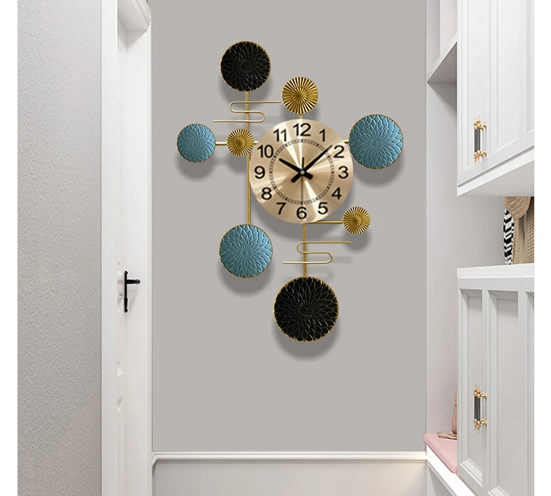 Metal Nordic Wall Clock Living Room Modern Design Large Luxury Creative Wall Clock Silent Mechanism Zegar Home Decor BE50WC
Metal Nordic Wall Clock Living Room Modern Design Large Luxury Creative Wall Clock Silent Mechanism Zegar Home Decor BE50WC