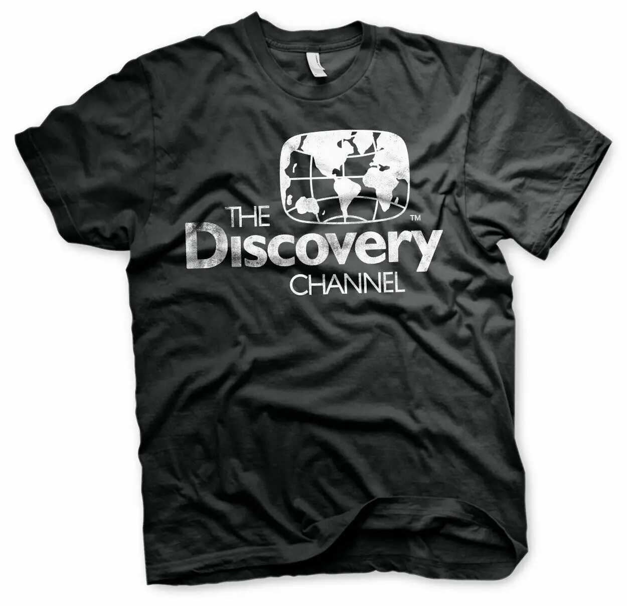 Officially Licensed Discovery Channel Distressed Logo Men's T-Shirt S-XXL Sizes
Officially Licensed Discovery Channel Distressed Logo Men's T-Shirt S-XXL Sizes