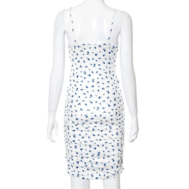 Aushiya Flower Print Backless Summer Mini Dress Sleeveless V-Neck Bodycon Dresses For Women Sexy Beachwear Strap Female Vestidos
Aushiya Flower Print Backless Summer Mini Dress Sleeveless V-Neck Bodycon Dresses For Women Sexy Beachwear Strap Female Vestidos