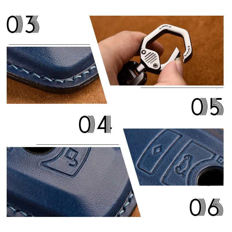 Handmade Leather Car Remote Key Case Cover For BMW 1 2 3 4 5 6 7 Series X1 X3 X4 X5 X6 F30 F34 F10 F07 F20 G30 F15 F16 
Handmade Leather Car Remote Key Case Cover For BMW 1 2 3 4 5 6 7 Series X1 X3 X4 X5 X6 F30 F34 F10 F07 F20 G30 F15 F16